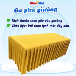 Ga phủ giường Spa thun lạnh