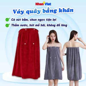 Khăn váy quây Spa quấn tắm