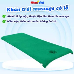 Khăn trải giường Massage có khoét lỗ