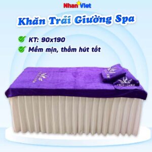 Khăn trải giường Spa 90x190